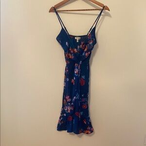 Floral Blue Dress